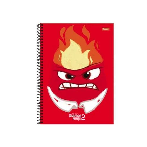 Caderno Universitário Divertidamente 1 matéria 80 Folhas - Foroni