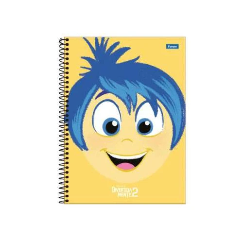 Caderno Universitário Divertidamente 1 matéria 80 Folhas - Foroni