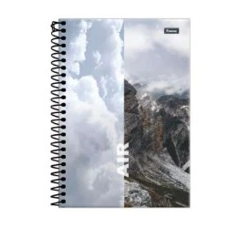 Caderno Universitário 4 Elementos 10 Matérias Foroni