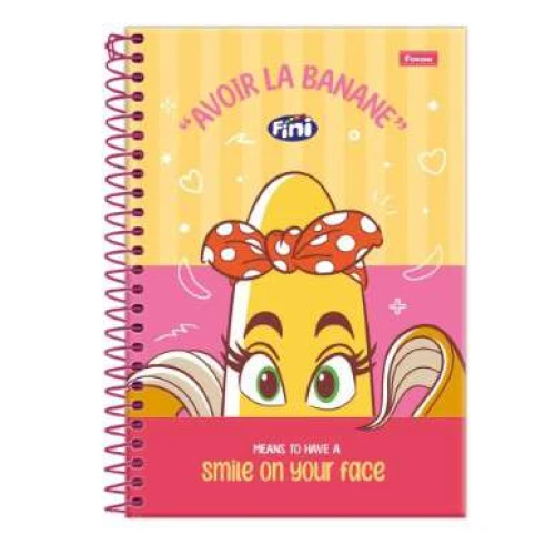 Caderno Universitário Fini 1 matéria 80 Folhas -Foroni Caderno Universitário Fini 1 matéria 80 Folhas -Foroni