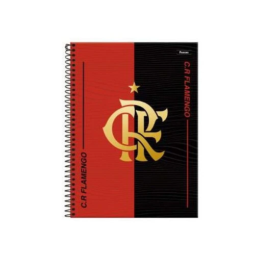 Caderno Universitário Flamengo 15 Materias Foroni