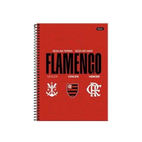 Caderno Universitário Flamengo 15 Materias Foroni