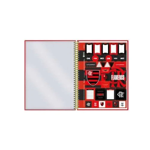 Caderno Universitário Flamengo 15 Materias Foroni
