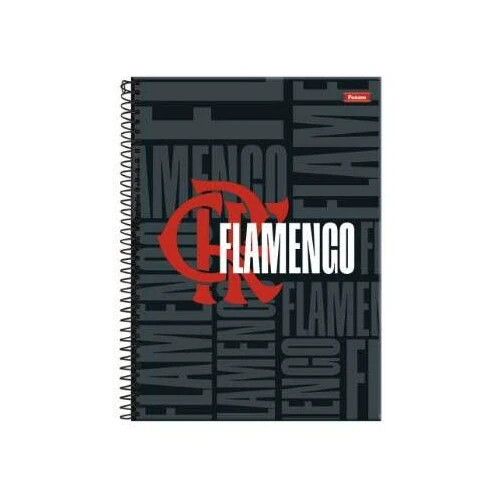 Caderno Universitário Flamengo 80 Folhas - Foroni Caderno Universitário Flamengo 80 Folhas - Foroni