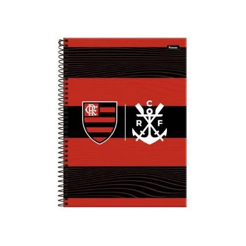 Caderno Universitário Flamengo 80 Folhas - Foroni Caderno Universitário Flamengo 80 Folhas - Foroni