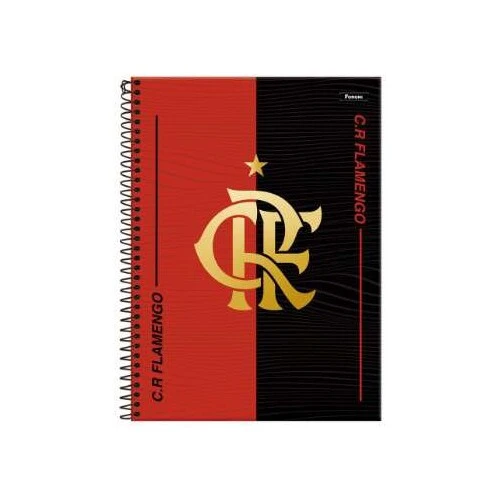 Caderno Universitário Flamengo 80 Folhas - Foroni Caderno Universitário Flamengo 80 Folhas - Foroni
