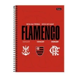 Caderno Universitário Flamengo 80 Folhas - Foroni