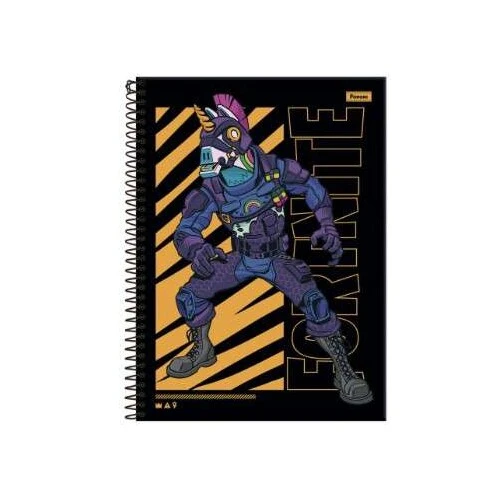 Caderno Universitário Fortnite 10 matérias 160 Folhas - Foroni