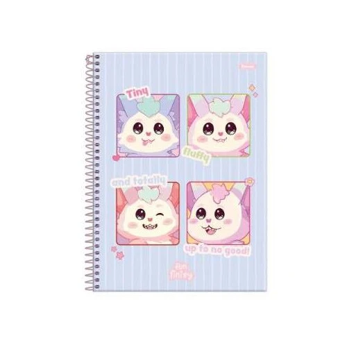 Caderno Universitário FunFinity Grande 80 Folhas - Foroni Caderno Universitário FunFinity Grande 80 Folhas - Foroni