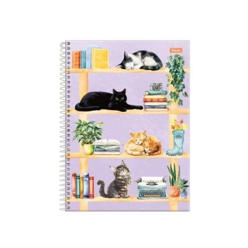 Caderno Universitário FurFriends 80 Folhas - Foroni