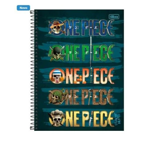 Caderno Universitário One Piece 1 matéria 80 folhas - Tilibra