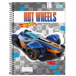 Caderno Universitário Hot Wheels 101 160 folhas - Tilibra