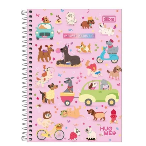 Caderno Universitário Hug Me 20 matéria 320 folhas - Tilibra Caderno Universitário Hug Me 20 matéria 320 folhas - Tilibra