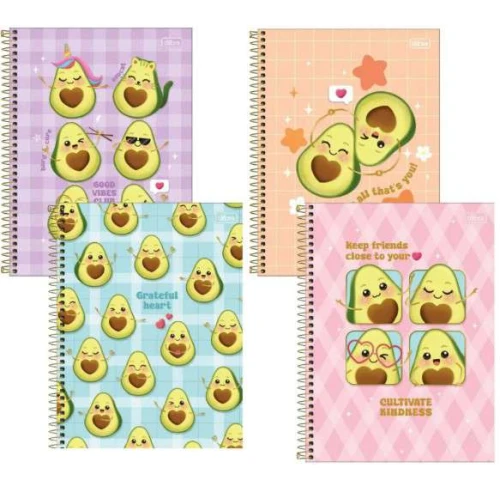 Caderno Universitário Hug Me 1 matéria 80 folhas - Tilibra Caderno Universitário Hug Me 1 matéria 80 folhas - Tilibra