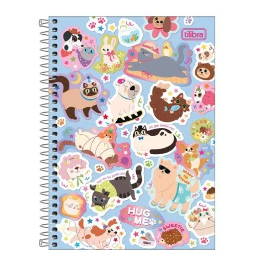Caderno Universitário Hug Me 20 matéria 320 folhas - Tilibra Caderno Universitário Hug Me 20 matéria 320 folhas - Tilibra