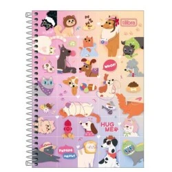 Caderno Universitário Hug Me 20 matéria 320 folhas - Tilibra