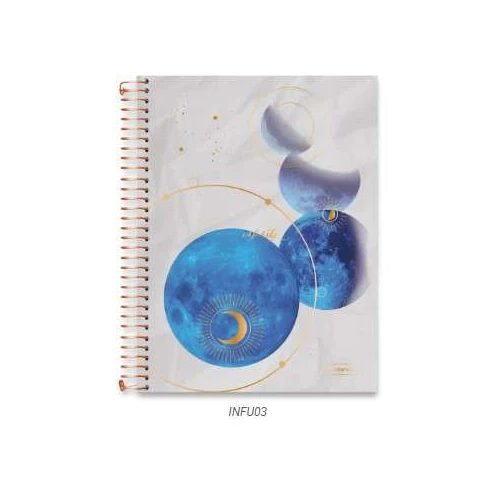 Caderno Universitário Infinity 20 matérias 320 Folhas  Cadersil