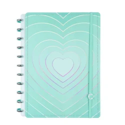 Caderno Inteligente Turquesa Love  A5 80 Folhas