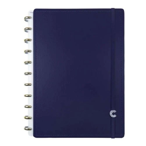 Caderno Inteligente Intense Blue  Médio (80 Folhas)