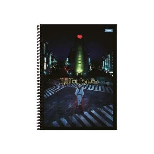 Caderno Universitário Jujutsu Kaisen 1 matéria 80 Folhas - Foroni