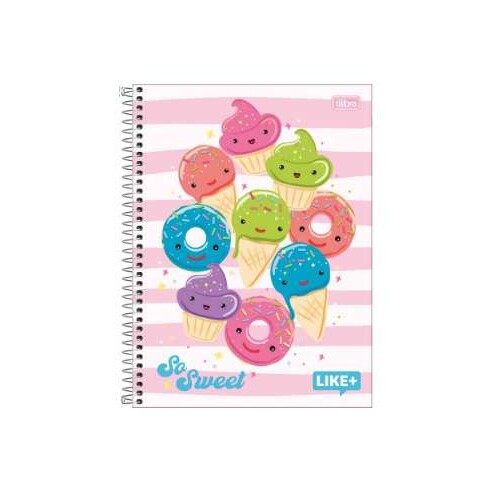 Caderno Universitário Like 1 matéria 80 folhas - Tilibra Caderno Universitário Like 1 matéria 80 folhas - Tilibra