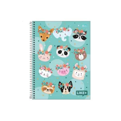 Caderno Universitário Like 1 matéria 80 folhas - Tilibra Caderno Universitário Like 1 matéria 80 folhas - Tilibra