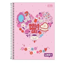 Caderno Universitário Like 1 matéria 80 folhas - Tilibra