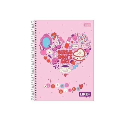 Caderno Universitário Like 1 matéria 80 folhas - Tilibra Caderno Universitário Like 1 matéria 80 folhas - Tilibra
