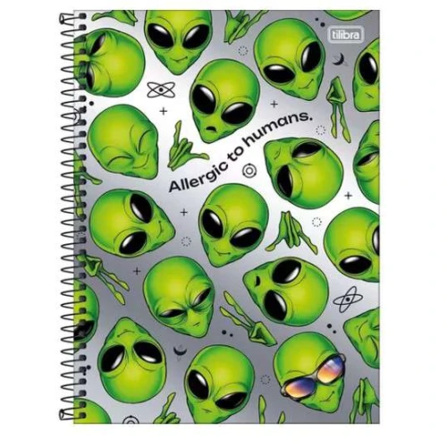 Caderno Universitário Orbit CD 10 Materias - Tilibra