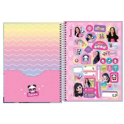Caderno Universitário Luluca matéria 80 folhas - Tilibra Caderno Universitário Luluca matéria 80 folhas - Tilibra