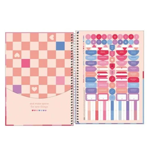 Caderno Universitário Melrose 80 folhas - Tilibra Caderno Universitário Melrose 80 folhas - Tilibra