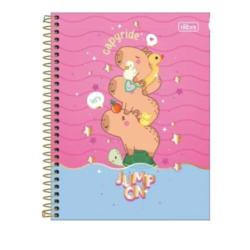 Caderno Universitário Capy Club 1 matéria 80 Folhas - Tilibra