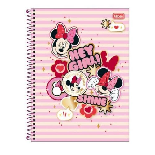 Caderno Universitário Minnie 1 matéria 80 Folhas - Tilibra Caderno Universitário Minnie 1 matéria 80 Folhas - Tilibra