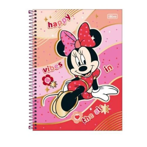 Caderno Universitário Minnie 1 matéria 80 Folhas - Tilibra Caderno Universitário Minnie 1 matéria 80 Folhas - Tilibra
