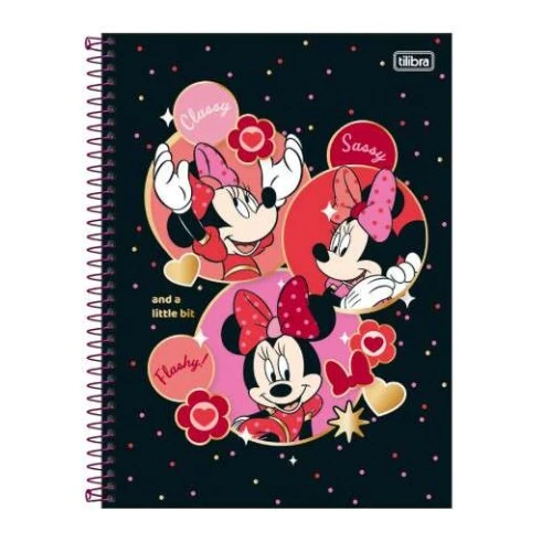 Caderno Universitário Minnie 1 matéria 80 Folhas - Tilibra Caderno Universitário Minnie 1 matéria 80 Folhas - Tilibra