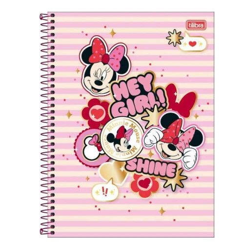 Caderno Universitário Minnie 101 160 folhas - Tilibra Caderno Universitário Minnie 101 160 folhas - Tilibra