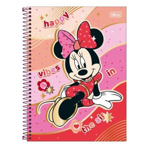 Caderno Universitário Minnie 101 160 folhas - Tilibra Caderno Universitário Minnie 101 160 folhas - Tilibra