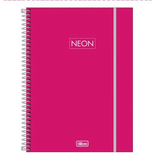 Caderno Universitário Neon 1 Matéria 96 Folhas - Tilibra Caderno Universitário Neon 1 Matéria 96 Folhas - Tilibra