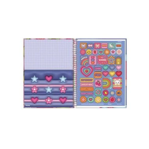 Caderno Universitário Nicecream 10 Matérias-Foroni Caderno Universitário Nicecream 10 Matérias-Foroni