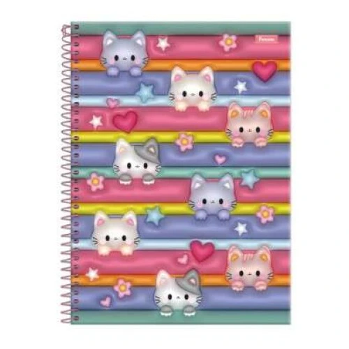 Caderno Universitário Nicecream 11 80 Folhas - Foroni Caderno Universitário Nicecream 11 80 Folhas - Foroni