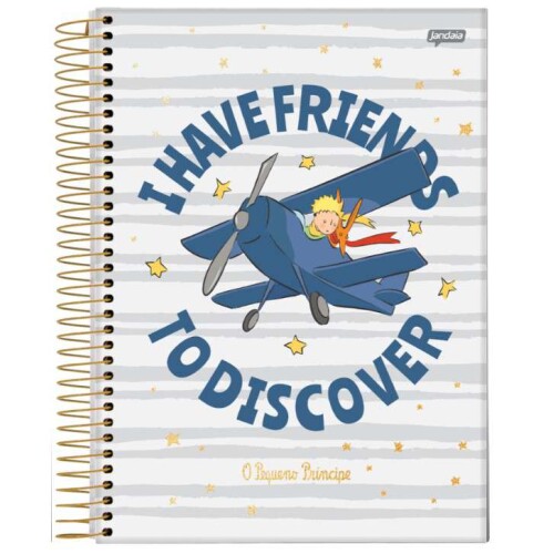 Caderno Universitário O Pequeno Principe 1 matéria 96 Folhas - Jandaia Caderno Universitário O Pequeno Principe 1 matéria 96 Folhas - Jandaia