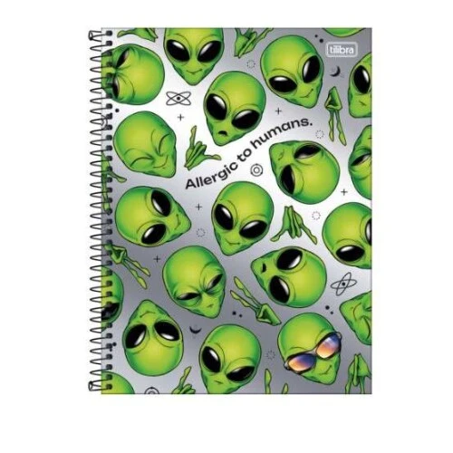 Caderno Universitário Orbit 1 matéria 80 Folhas - Tilibra