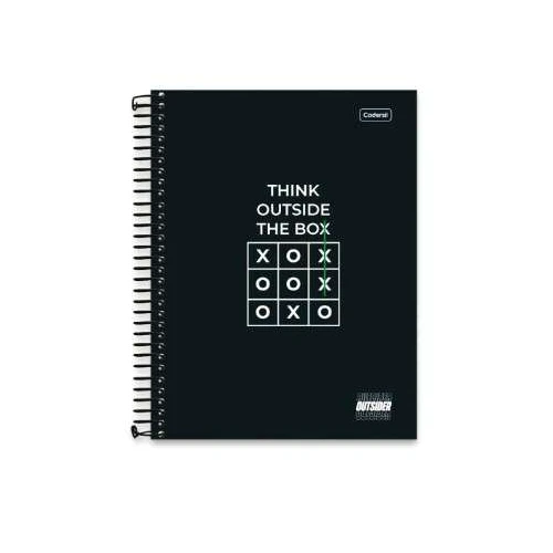 Caderno Universitário Outsider 10 matérias 160 Folhas  Foroni