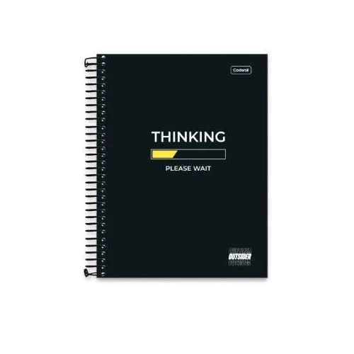 Caderno Universitário Outsider 10 matérias 160 Folhas  Foroni