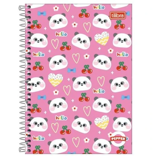 Caderno Universitário Pepper 1 matéria 80 folhas - Tilibra