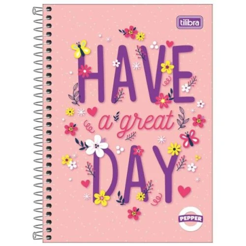 Caderno Universitário Pepper 1 matéria 80 folhas - Tilibra