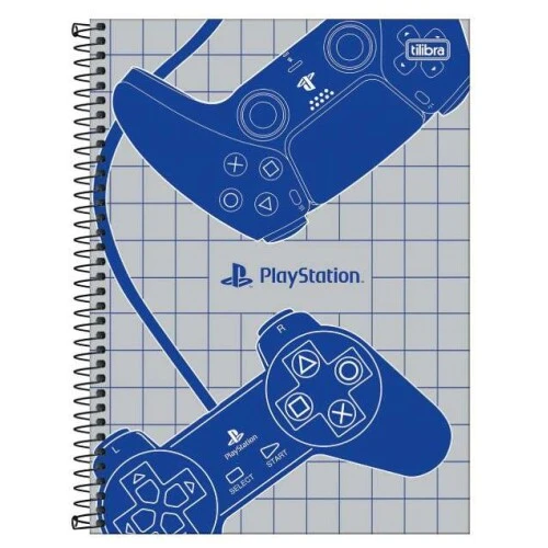 Caderno Universitário Playstation 1 matéria 80 Folhas - Tilibra Caderno Universitário Playstation 1 matéria 80 Folhas - Tilibra