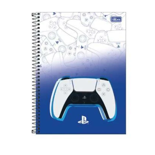 Caderno Universitário Playstation 1 matéria 80 Folhas - Tilibra