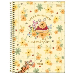 Caderno Universitário Pooh 101 160 folhas - Tilibra