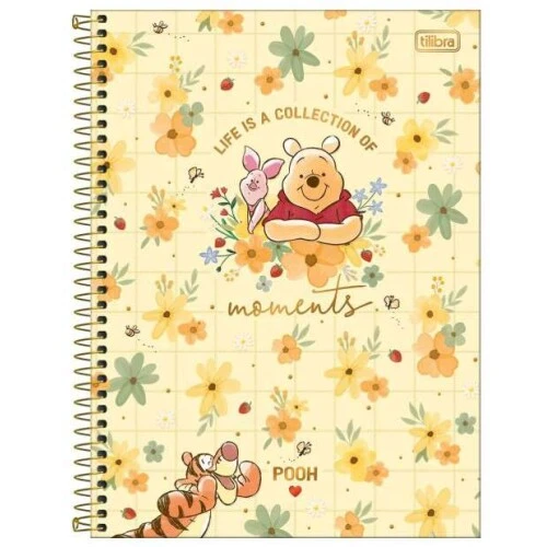 Caderno Universitário Pooh 101 160 folhas - Tilibra Caderno Universitário Pooh 101 160 folhas - Tilibra